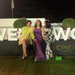 Sayani Gupta Instagram - Us for @lorealindia @lorealparis #standagainststreetharassment #standup @maanvigagroo @banij @iamkirtikulhari 🤝💪🤚