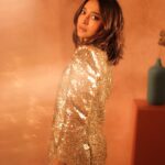 Sayani Gupta Instagram – Bling is seldom part of my sartorial choice! But this one’s a winner! @themudy.official brought Diwali early! ✨

Make up @eshwarlog 
Hair @humera_shaikh19

And oh and these images are genuinely untouched! Like most of our images! #justsayin