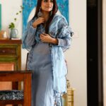 Sayantani Ghosh Instagram - ⭐️Happy Navratri .... . Ready to rock the festive season in this beautiful outfit gifted by @naazbynoor .. I am a forever #desigirl n nothing gives me more joy that wearing Indian outfits...truly in love with this pretty suit,love the detailing,the intricate yet delicate embroidery ... so classy,so stylish . Can't wait to flaunt more such lovely designs 🌸 . Wishing you all a great festive season 💞 . 🎥 @shutterjuicestudio . #gifted #navratri #durgapuja #festival #indianfestival #bestwishes #love