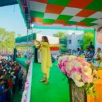 Sayantika Banerjee Instagram - পশ্চিম বর্ধমান জেলা তৃণমূল কংগ্রেসের ডাকে কেন্দ্রের জনবিরোধী নীতির প্রতিবাদে আজ পাণ্ডবেশ্বর বিধানসভা এ জনসভা । জয় বাংলা 🙏🏻 Pandabeswar