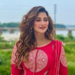 Sayantika Banerjee Instagram - 🩷…..#withlovesayantika Anarkali - @ranjhindia Styling- @sandip_jaiswal Makeup n Hair- Yours Truly