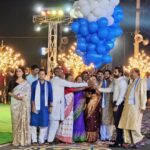 Sayantika Banerjee Instagram – Thank you very much @DM_Bankura Sir and @spbankura Sir for inviting me to Bankura Durga Puja Carnival 2023. Was overwhelmed to see Bankura’s rich Heritage Art & Culture brimming with Lights,Colours,Celebrations and Positivity. 
#pashachibankura #Bankura #westbengal