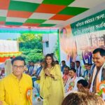 Sayantika Banerjee Instagram – পশ্চিম বর্ধমান জেলা তৃণমূল কংগ্রেসের ডাকে কেন্দ্রের জনবিরোধী নীতির প্রতিবাদে আজ পাণ্ডবেশ্বর বিধানসভা এ জনসভা ।
জয় বাংলা 🙏🏻 Pandabeswar