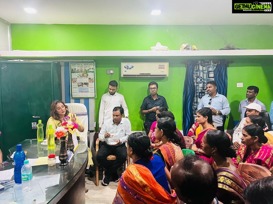 Sayantika Banerjee Instagram - Bankura District- Indpur Panchayat Samity and Gangajalghati Panchayat Samity Visit…. #pasheachibankura