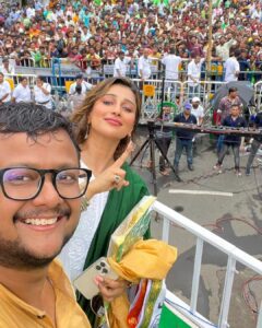 Sayantika Banerjee Instagram - আজ ২১ শে জুলাই।
#জয় বাংলা
