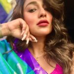 Sayantika Banerjee Instagram - I Purple You 💜 #withlovesayantika #goodvibes #instagram #instagood #selfie #saree #sayantikabanerjeeofficial #bindaassayantika