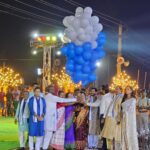 Sayantika Banerjee Instagram – Thank you very much @DM_Bankura Sir and @spbankura Sir for inviting me to Bankura Durga Puja Carnival 2023. Was overwhelmed to see Bankura’s rich Heritage Art & Culture brimming with Lights,Colours,Celebrations and Positivity. 
#pashachibankura #Bankura #westbengal