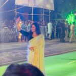 Sayantika Banerjee Instagram – Thank you very much @DM_Bankura Sir and @spbankura Sir for inviting me to Bankura Durga Puja Carnival 2023. Was overwhelmed to see Bankura’s rich Heritage Art & Culture brimming with Lights,Colours,Celebrations and Positivity. 
#pashachibankura #Bankura #westbengal
