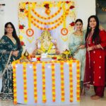 Seema Singh Instagram - Ganpati bappa morya 😊🙏 #ganpati2023 Mumbai, Maharashtra