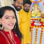 Seema Singh Instagram - Ganpati bappa morya🙏😊 #ganpati2023 Mumbai, Maharashtra