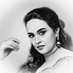 Shalu Menon Instagram - Let wednesday put a rainbow in your life …… these are the sketches drawn and send by one of my insta friend and i like it very much ….. thansks a lot for taking this much effort to draw me and spend ypur valuable time for me ……@art._gallery._._.