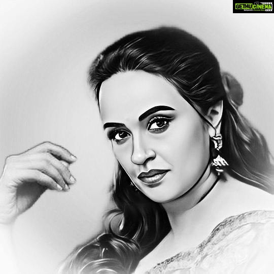 Shalu Menon Instagram - Let wednesday put a rainbow in your life …… these are the sketches drawn and send by one of my insta friend and i like it very much ….. thansks a lot for taking this much effort to draw me and spend ypur valuable time for me ……@art._gallery._._.