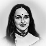 Shalu Menon Instagram - Let wednesday put a rainbow in your life …… these are the sketches drawn and send by one of my insta friend and i like it very much ….. thansks a lot for taking this much effort to draw me and spend ypur valuable time for me ……@art._gallery._._.