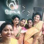 Shalu Shammu Instagram – It’s About Ayudha Pooja Celebration Day 🎉

#shalushamu #auspicious #day #festivemood #saree #team #suhaacosmeticclinic Suhaa Multispeciality Cosmetic Clinic