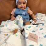 Shamna Kasim Instagram – From his birth @tinyducklings.in is being his favorite and comfort ❤️ 
Premium Luxuriously soft cozy Sustainable MUSLIN clothing for little ones