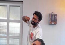 Shanthanu Bhagyaraj Instagram - Dance first…Think later 🎉☺️ It’s the natural order 😜💛🧿 📸 @pringlejones_ #dancer #dance #lovedance #lovedancing
