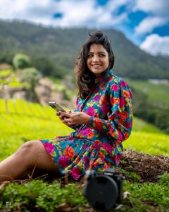 Sharanya Turadi Instagram - Holding back is a virtue that I seldom recognise in myself when it’s my birthday month! 🫠 With only a day to go, I can’t wait to turn over a new leaf and level up to face new challenges, people, love, hate, and emotions. Thank you @janki.prakash.designs for this cute yet super comfy and colourful outfit, the finish on this georgette was simply brilliant and I can’t explain how amazed I was with the fit 🤌❤️ This place will take your breath away and it doesn’t hold back its beauty or the luscious environment for any, Shot at the Kodanadu Tea Estate by @rahul__sudharshan for @tntourismoffcl @ttdcofficial #tntourism #wherestoriesneverend #tamilnadu #tntourismoffcl #letscelebratetamilnadu #Influencersonwheels #discovertamilnadu2023 Kodanadu,Tamil Nadu