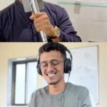 Sharib Hashmi Instagram - Collab you never expected ❤️ Thanks @mrfilmistaani ❤️ Vocals recorded by @iammusafir02 Video shot by : @irohitsmahadik & @melomaniacc #sharibhashmi #ahamrohit #roartzmusic #trendingaudio #trendingmarathi #ruperivalutmadanchyabanat❤️ #marathisongs @saregamamarathi