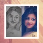 Sharvary Joshi Instagram - Bs Aabhar 😇🙏 @pk_art2310 #sketch #artist #mood #portrait #pkart2310 #sharvaryjoshi #purple #sunset #evening #eveningmood #instaartist #instadaily #instamood #pencildrawing #pencilsketch #art #actress #actor #actorslife #lotsoflove #gratitude #🙏