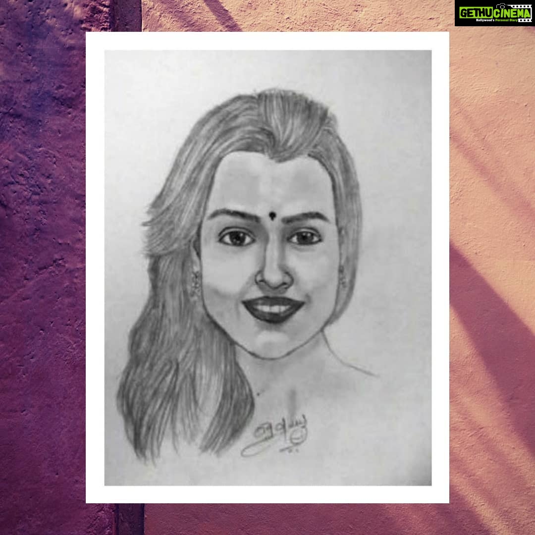 Sharvary Joshi Instagram - Bs Aabhar 😇🙏 @pk_art2310 #sketch #artist #mood #portrait #pkart2310 #sharvaryjoshi #purple #sunset #evening #eveningmood #instaartist #instadaily #instamood #pencildrawing #pencilsketch #art #actress #actor #actorslife #lotsoflove #gratitude #🙏