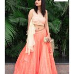 Sharvary Joshi Instagram - #Repost @houseofarchana (@get_repost) ・・・ Introducing Pocket Friendly Festive Wedding wear !! Be stylish in this barfi silk chaniya with Kundan work motif. Teamed with one side shoulder draped net blouse. Cream zardosi embroidered clutch @archanasfashionhouse Contact 8469077744 to buy it. Designed by @archana.makwana In frame:- @sharvaryjoshi Photography by @_a.vphotography_ Jewellery courtesy @skgoldjewels Mua @zeba_khan_vohra for @the_face_studio_vadodara Venue courtesy @shaktigreens #weddingfestive2020 #weddingcollection2020 #houseofarchana #archanasfashionhouse #vadodarafashiondesigner #designeroutfits #drapedblouse #indowesternwear #stylishindianoutfits #indianweddingwear #festivecollection2020 #trends2020 #fashiontrends2020