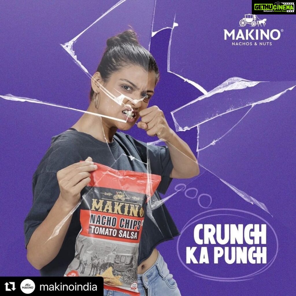 Sharvary Joshi Instagram - #Repost from @makinoindia . . . Get ready for a crunch attack 💥 . . #Makino #makinoIndia #harmoodkeliyemakino #nachos #nachorecipe #healthysnack #food #foodporn #playwithfriends #bingewatchwithmakino #Indianfoodie #hunger #foodcravings #tastyanddelicious #foodgasm #everydaysnack #crunchy #partyfood #indianfoodlovers #sharvaryjoshi #ad #foodadvertising #acting #actor #actress