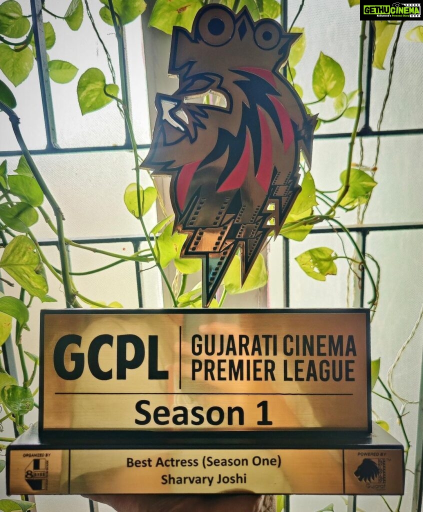 Sharvary Joshi Instagram - I feel extremely humble as I hold the award for Best Actress of the GCPL - Season 1. This award is a result of work, wishes and support from many people, and so it belongs to each one of them. I wish I was able to receive this award from @hitenkumaar sir himself. Hope I get that honour again in the near future. Thank you @gcplofficial for appreciating my work and honouring my skills with such a big award. Thank you @vipul_b_jambucha sir and @trupti_jambucha ma’am for dreaming of GCPL and bringing it to life. I would like to wish a huge success to this endeavour and I believe that a healthy competition should always remain, for every artist must get a chance to uplift and bring glory to our gujarati film industry. I would like to extend my gratitude to the entire team of Chellu Pandadu. Thank you @dharmin_patel_official sir, for a crisp direction and for putting faith in me. Also thank you so much dear Vishal @iamvishal9711, Narendra Joshi, @kinnal.nayak and @_pravin_suva for being amazing co-actors. Thank you @dhruv_bhatiya_photography for being a great DOP. Thanks to the @eight_eyes_studio for their post production in such a short time. Thank you @8eph.official and @gujarattourism for your support. Despite the fact that I do not work for awards, but still taking part in a fair competition and realising that my efforts and hard work did reach the audience, is everything I could ask for. Thank you my dear aai @jayashree.joshi.921 and baba @parag.joshi1967 for believing in me. Nothing was possible without you both. Also, thank you @__zaryy for being there for me always, in every ups and downs. Last but not the least, I would like to thank all my friends and well-wishers for showering love and positivity in my life. Peace and Gratitude 🙏 #gcpl #gcplseason1 #bestactress #bestactressaward #gcpl2023 #season1 #actress #sharvaryjoshi #actorslife #hardworkpaysoff #gratitude #peace Ahmedabad, India