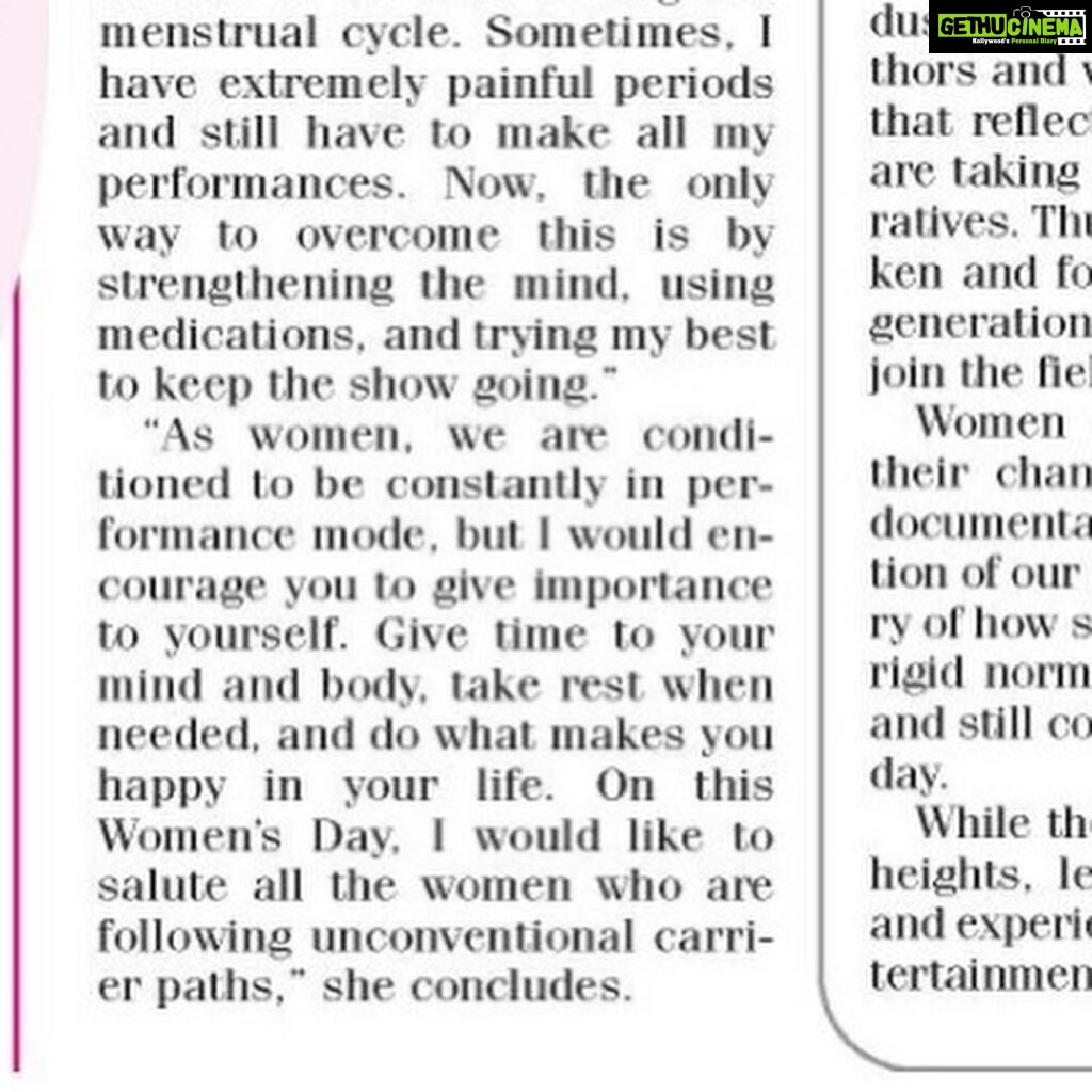 Sharvary Joshi Instagram - On this Women’s Day, here is a message in Times of India, from Sharvary and Deeksha, to all the wonderful women and aspiring actresses. While I talk about being women, conditioned to be constantly under a performance mode, I suggest you give importance to yourself, give time to your mind and body, take rest when needed and do what makes you happy in your life. To those who are passionate about doing something that you love, I say you go ahead and do it with all your might. Give it a shot no matter what society has to say about it. Success will come to your feet sooner or later, just don’t give up. Deeksha, @deekshajoshiofficial, I really appreciate your message for the aspirants, asking not to compare themselves with anyone as they are beautiful in their own way. They should embrace their uniqueness. Absolutely well said. Do read the article. #womensday #happywomensday #empoweredwomen #actress #aspiringactress #aspiringactors #timesofindia #specialedition #women #trending #sharvaryjoshi #deekshajoshi #gujaratiindustry #gujaratifilmindustry #ahmedabad #ahmedabadtimes #actors #akhbar #interview #story #womenempowerment #inspiring #inspiration #womensupportwomen