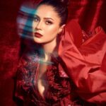 Shehnaaz Kaur Gill Instagram - We literally painted the town RED! @abujanisandeepkhosla 📸 : @priyankknandwana Makeup : @sonicsmakeup Hair : @cheemabaljit2