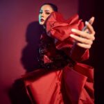 Shehnaaz Kaur Gill Instagram - We literally painted the town RED! @abujanisandeepkhosla 📸 : @priyankknandwana Makeup : @sonicsmakeup Hair : @cheemabaljit2