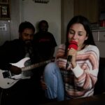 Shehnaaz Kaur Gill Instagram - just for fun … don’t take us seriously …winter live session 🎤🎙️enjoy 😄. @vivekkothari_