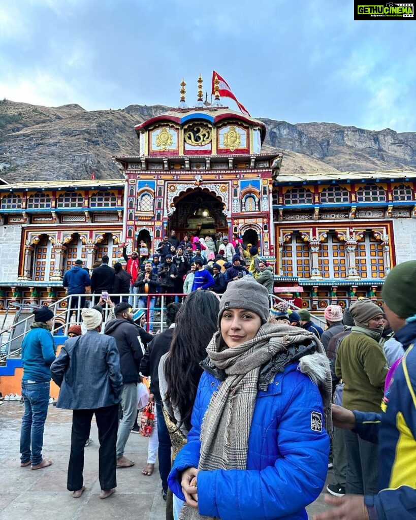 Shehnaaz Kaur Gill Instagram - 🙏🏔🛕 Badrinath Dham