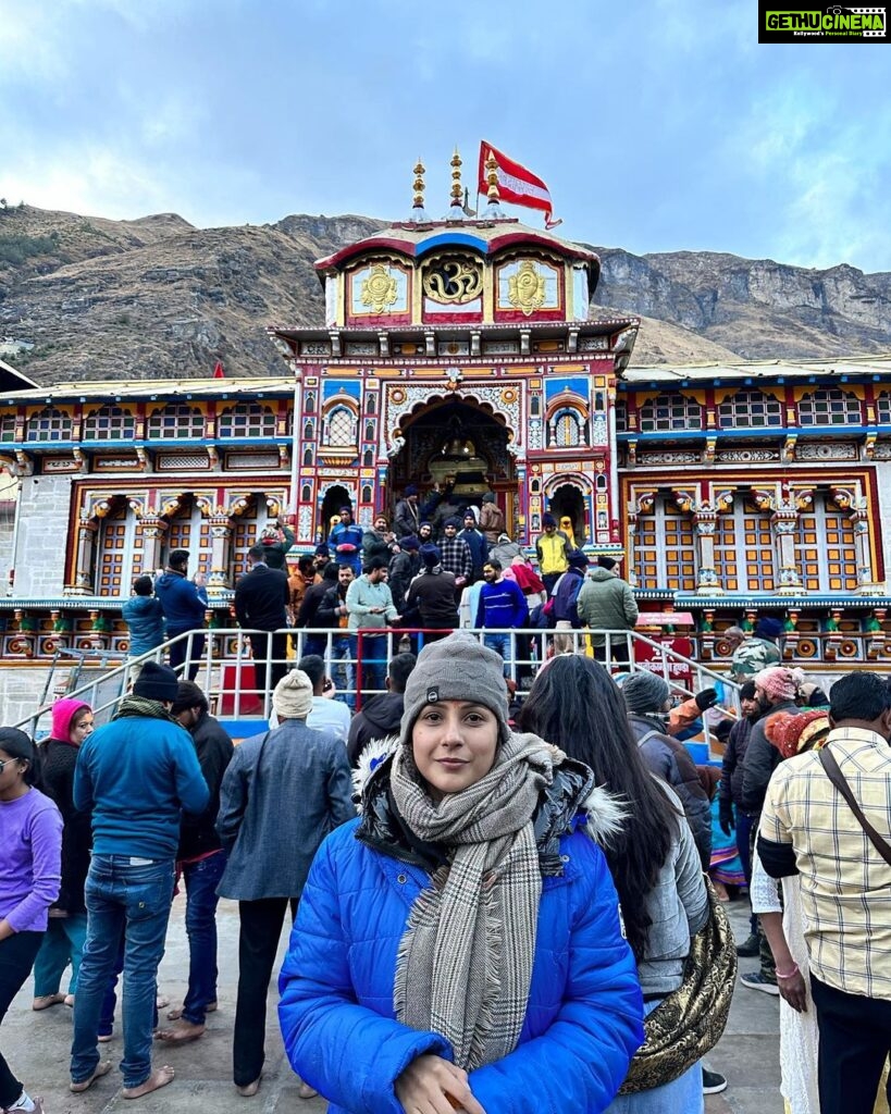 Shehnaaz Kaur Gill Instagram - 🙏🏔🛕 Badrinath Dham