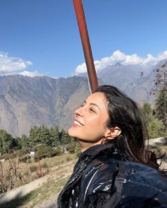Shehnaaz Kaur Gill Instagram - Evolving in sync with mother earth 🗻🫶🏻