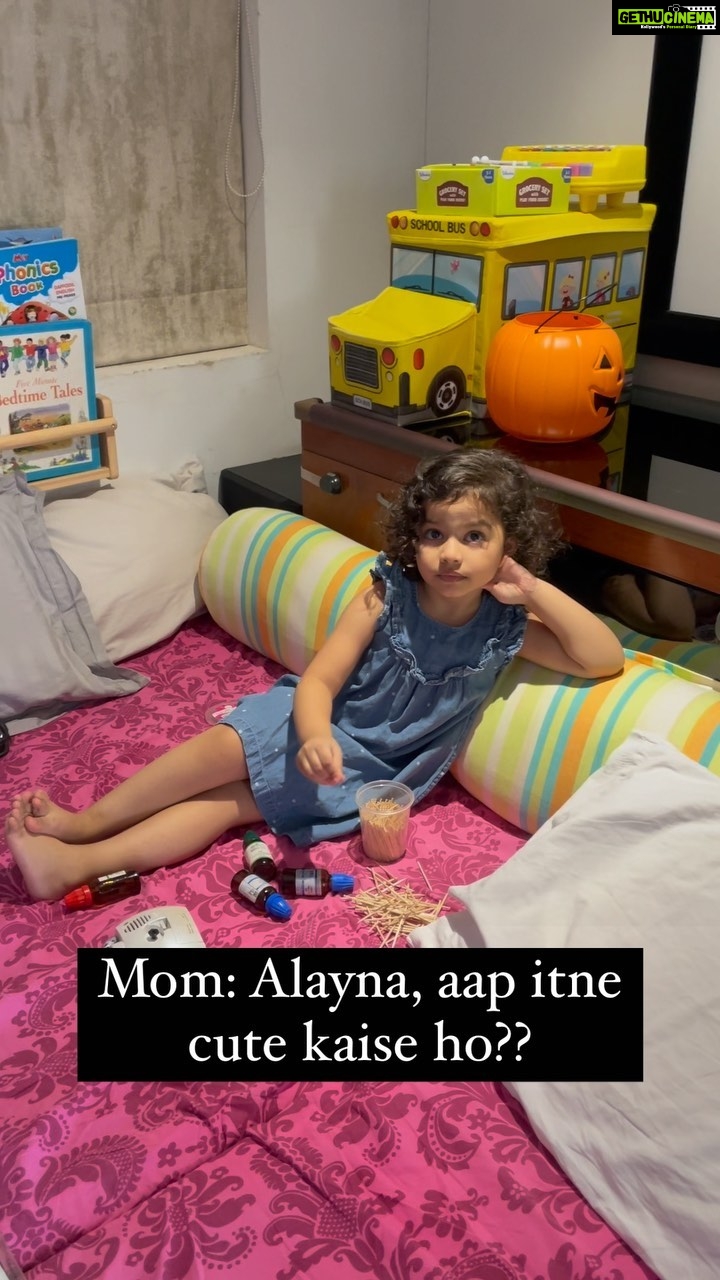Shikha Singh Instagram - Just a regular Mom daughter conversation 😂 How do they come up with such quirky answers 🥰 Mine 🥹 #mine #mybaby #babygirl #baby #babiesofinstagram #girl #girls #momlife #toddler #toddlerlife #talk #blessed #reel #reels #reelsinstagram #reelsvideo #reelitfeelit #reelkarofeelkaro #grateful #blessedwiththebest #thankyou #thankyougod