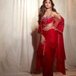 Shilpa Shetty Instagram - In the mood for some classic red charm ❤️🌹 #LookOfTheDay #ootd #red #fashion #glamour