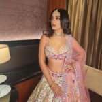 Shiny Doshi Instagram – “Enveloped in the splendor of this exquisite lehenga, feeling the magic of Indian heritage and my own beauty. 💖🌟

 #LehengaLove #IndianElegance #FeelingGorgeous #navratriappearance
#delhi 

Outfit: @rajbinderchahalofficial
Jewellery: @tyaanijewellery
Stylist: @stylebyvanshiika
Makeup: @fragrance_makeup_studio 
Hair: @sonu_koli8489 Delhi