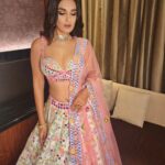 Shiny Doshi Instagram – “Enveloped in the splendor of this exquisite lehenga, feeling the magic of Indian heritage and my own beauty. 💖🌟

 #LehengaLove #IndianElegance #FeelingGorgeous #navratriappearance
#delhi 

Outfit: @rajbinderchahalofficial
Jewellery: @tyaanijewellery
Stylist: @stylebyvanshiika
Makeup: @fragrance_makeup_studio 
Hair: @sonu_koli8489 Delhi