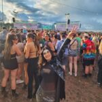 Shiny Doshi Instagram – “Rain couldn’t dampen our spirits at the concert! We danced through the storm to the rhythm of the music.” 🌧️🎶💃 #RainOrShineGroove 
#avoidthemuck

@creamfieldsofficial Manchester, United Kingdom