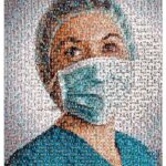 Shirish Sharavanan Instagram - Happy to share This portrait, Which is made with the pics of all the doctors and nurses who passed away in this pandemic. #doctorsdayindia #doctorsday #doctorslife