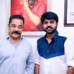 Shirish Sharavanan Instagram – So glad to have met the encyclopedia of Cinema, #kamalhaasan sir today and to have got his blessings for my birthday and my future projects 🙏🏼