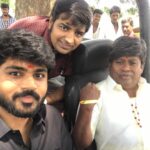 Shirish Sharavanan Instagram - ‪Very happy to be associated with senthil sir and and sathish #Pistha 🎬🎥‬
