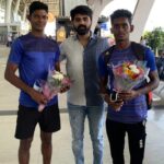 Shirish Sharavanan Instagram - Met these 2 Young Champs #Manikandan & #Suthan from TN and representing India in 4th World Deaf Athletics Championships happening on Poland and Wished them for a great success, For sure these peoples victory will open many gates for undiscovered talents 👏🏻