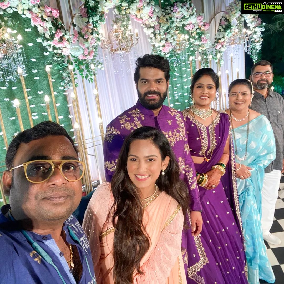 Shivani Baokar Instagram - Let the journey begin! ✨ Congratulations my cuties!!! I always shipped y'all 😉❤️ @akshayaddr @hardeek_joshi #wedding #bride #love #weddingphotography #weddingdress #weddingday #weddinginspiration #photography #fashion #weddingplanner #makeup #bridetobe #bridal #prewedding #weddingphotographer #weddings #groom #party #engagement #instagood #weddingideas #indianwedding #like #instagram #makeupartist #photooftheday #weddingdecor #beautiful #flowers #birthday