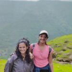 Shivani Baokar Instagram - Into the wild, with my partner in crime. #HappyLife #trektogarbettplateau #treksinmaharashtra P.S. @vagabondexperiences it was an awesome and a complete secure experience with you🙌