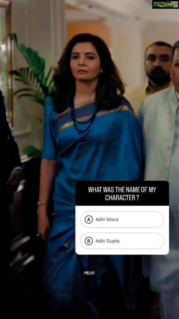 Shonali Nagrani Instagram - Nobody is allowed to give incorrect answers :). #tandav #webseries #defenceminister #amazonprimevideo