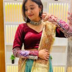 Shraddha Dangar Instagram – I really wanted to add some music to this post,but  Instagram seems to have other plans and isn’t giving me the option. Why, why Insta?
Well,  I guess this is the caption for the post. Okay byee😑
.
Wearing @soul_ethnics’s one of the best designs 🫶🏻
Jewellery by my favourite @copper_art_jewellery