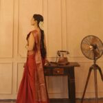 Shraddha Dangar Instagram – 🪔
.
.
Hair & makeup @aanalsavaliya 
Shot by @hitesh_paunikar Orange the salon