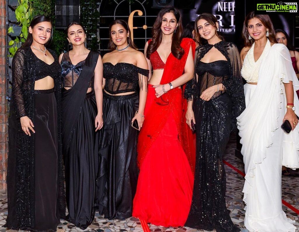 Shrenu Parikh Instagram - The Girl Gang At The Fashion Show & Launch Of @neerusprive Hyderabad