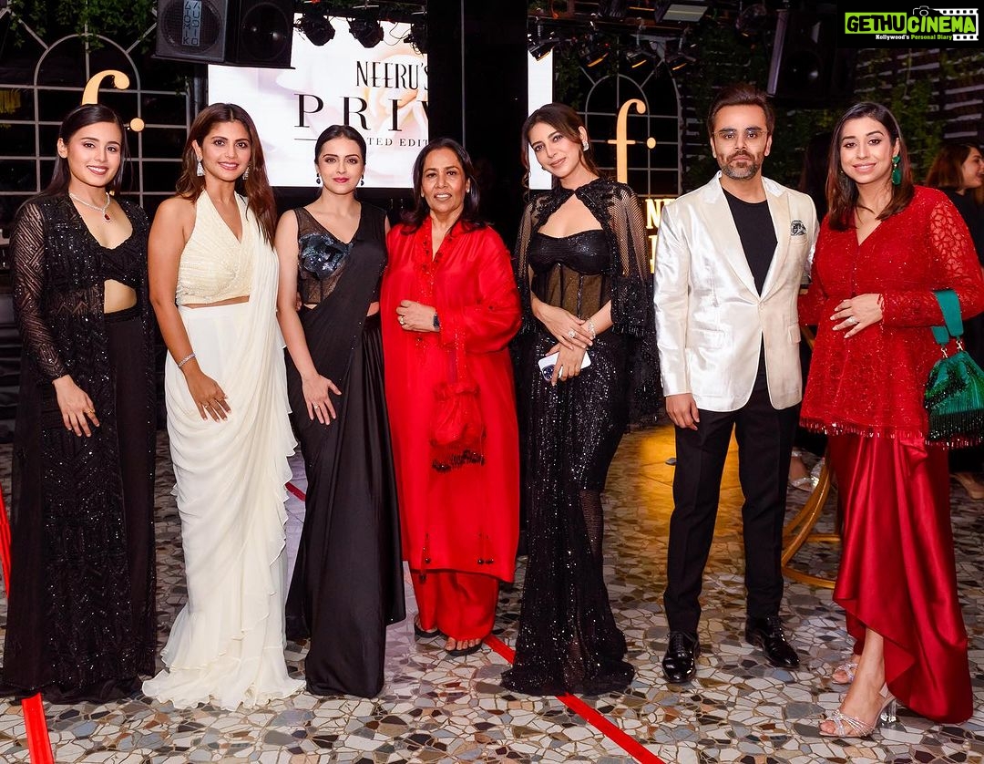 Shrenu Parikh Instagram - The Girl Gang At The Fashion Show & Launch Of @neerusprive Hyderabad
